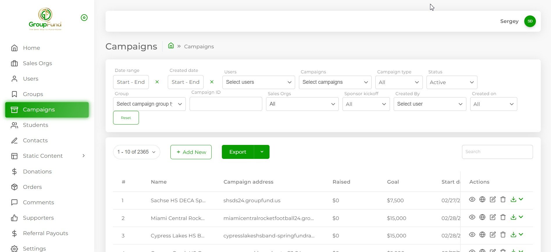 Статистика платформы